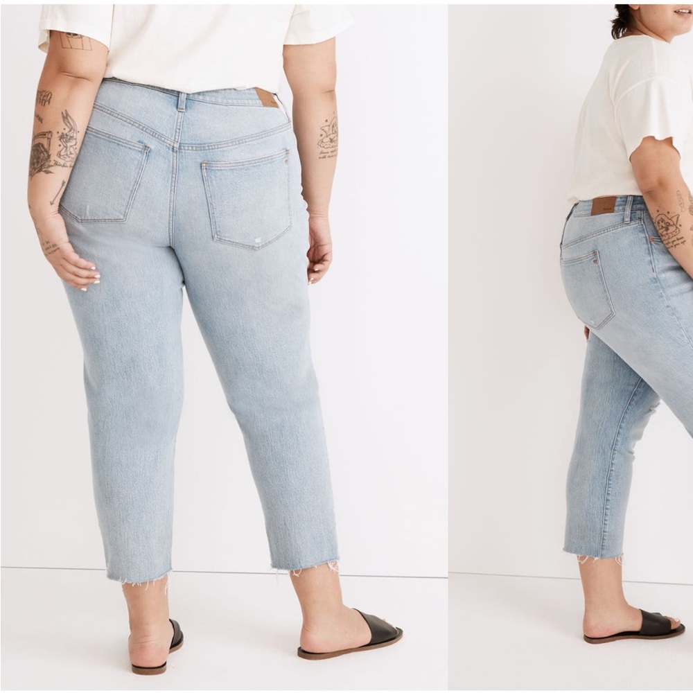 NWT Madewell Plus High Rise Slim Boyjean - Picture 3 of 15
